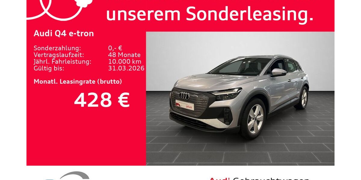 Audi Q4 e-tron 13.554 km 39.990 &euro; Saarbrücken 66115