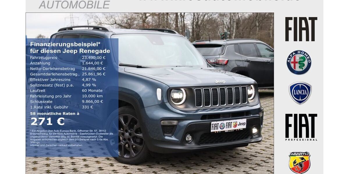 Jeep Renegade 34.350 km 22.990 &euro; Saarbrücken - Dudweiler 66125