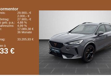 Cupra Formentor 26.933 km 29.900 &euro; Kirkel 66459