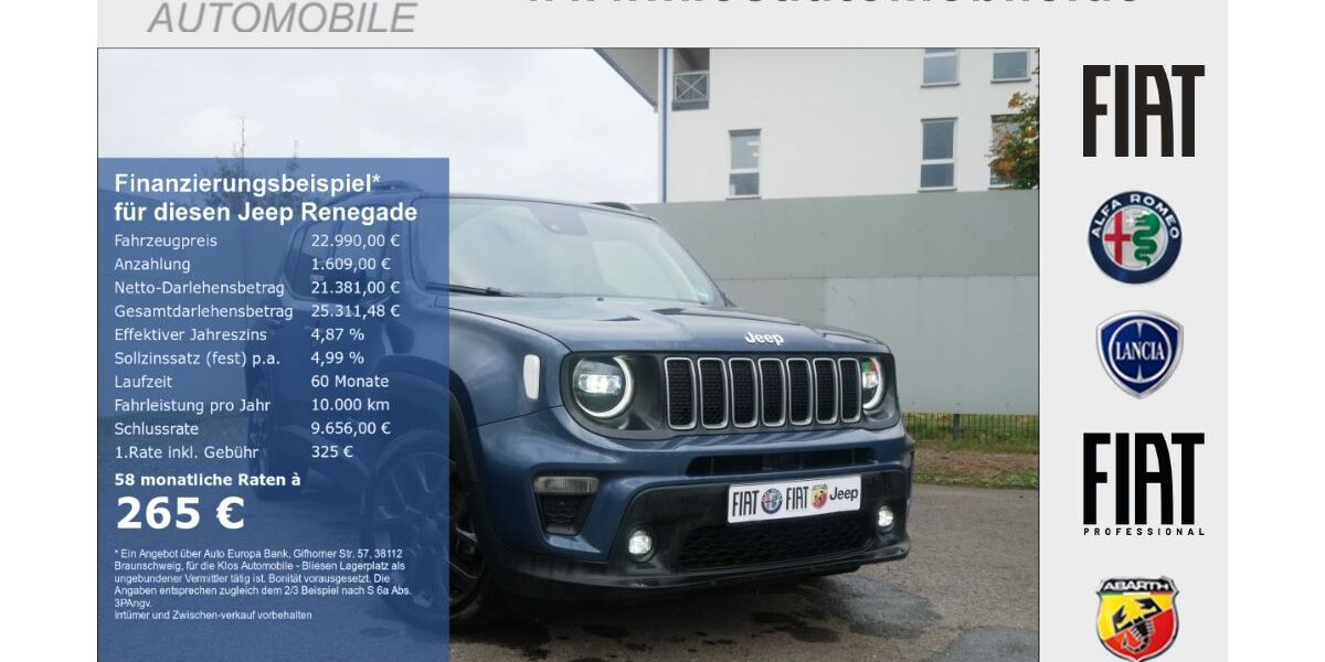 Jeep Renegade 30.654 km 22.990 &euro; Marpingen 66646