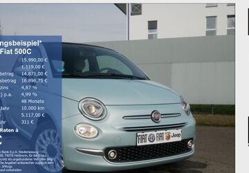 Fiat 500C 11.482 km 15.990 &euro; Marpingen 66646