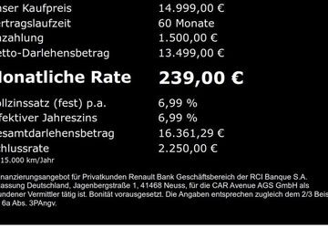 Renault Captur 48.786 km 14.999 &euro; Saarbrücken 66115