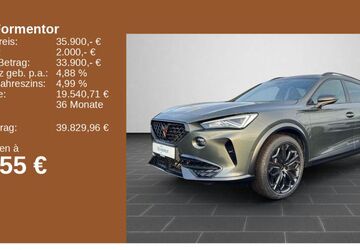 Cupra Formentor 25.270 km 34.900 &euro; Kirkel 66459