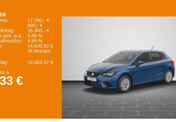 Seat Ibiza 13.610 km 17.290 &euro; Saarbrücken 66115